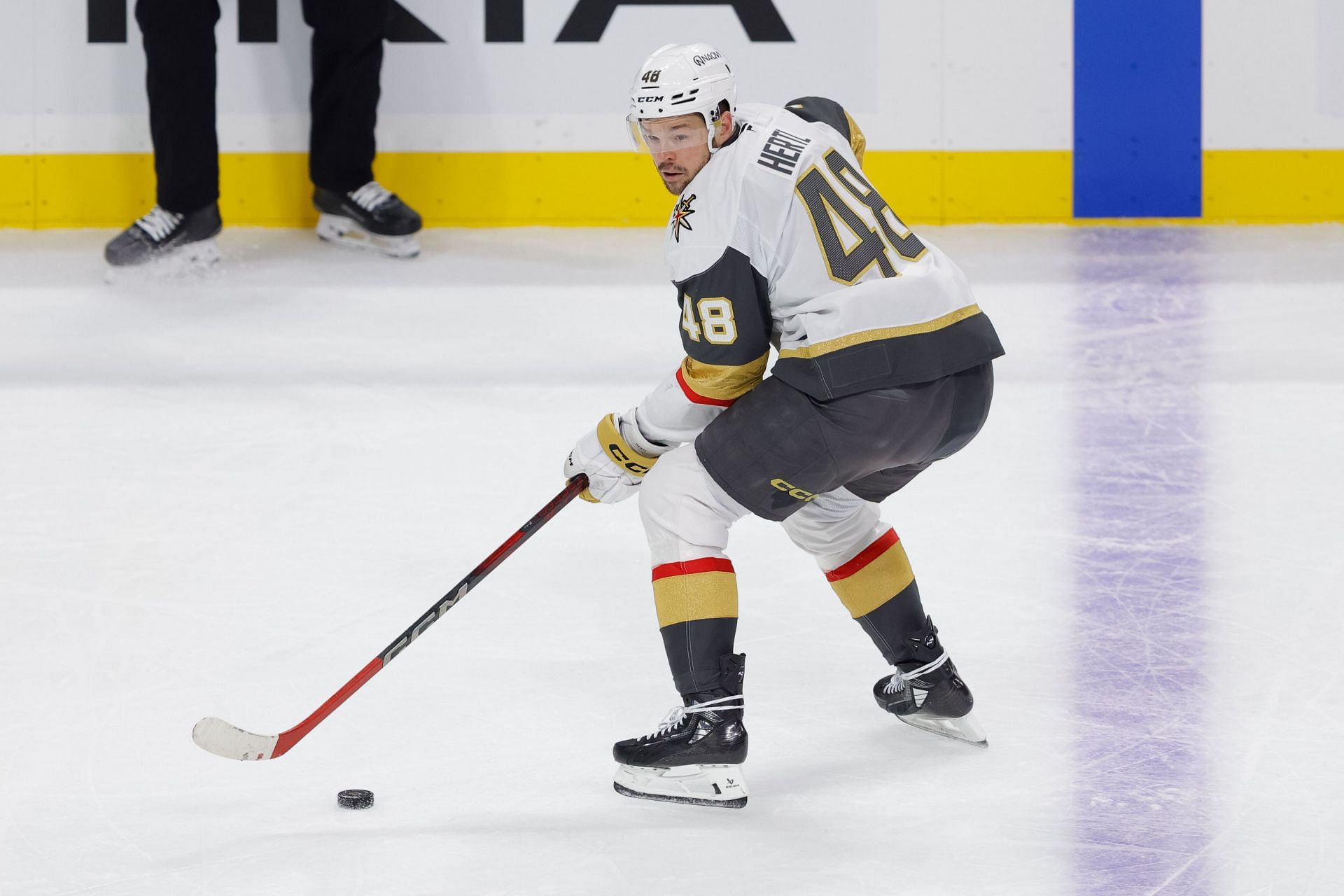 NHL: APR 26 Stanley Cup Playoffs First Round Game 4 Golden Knights at Wild
